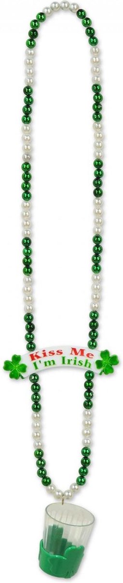 360 DEGREES - Ketting met shooter glas Kiss me Im Irish - Accessoires > Sieraden